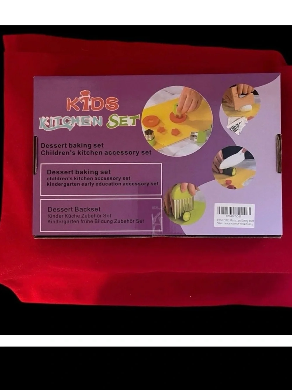 23 Piece Kids Real Cooking Dessert Kitchen Set